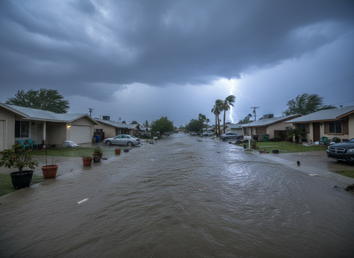 Monsoon Rains and Flash Flood Risks for North Palm Springs Homes