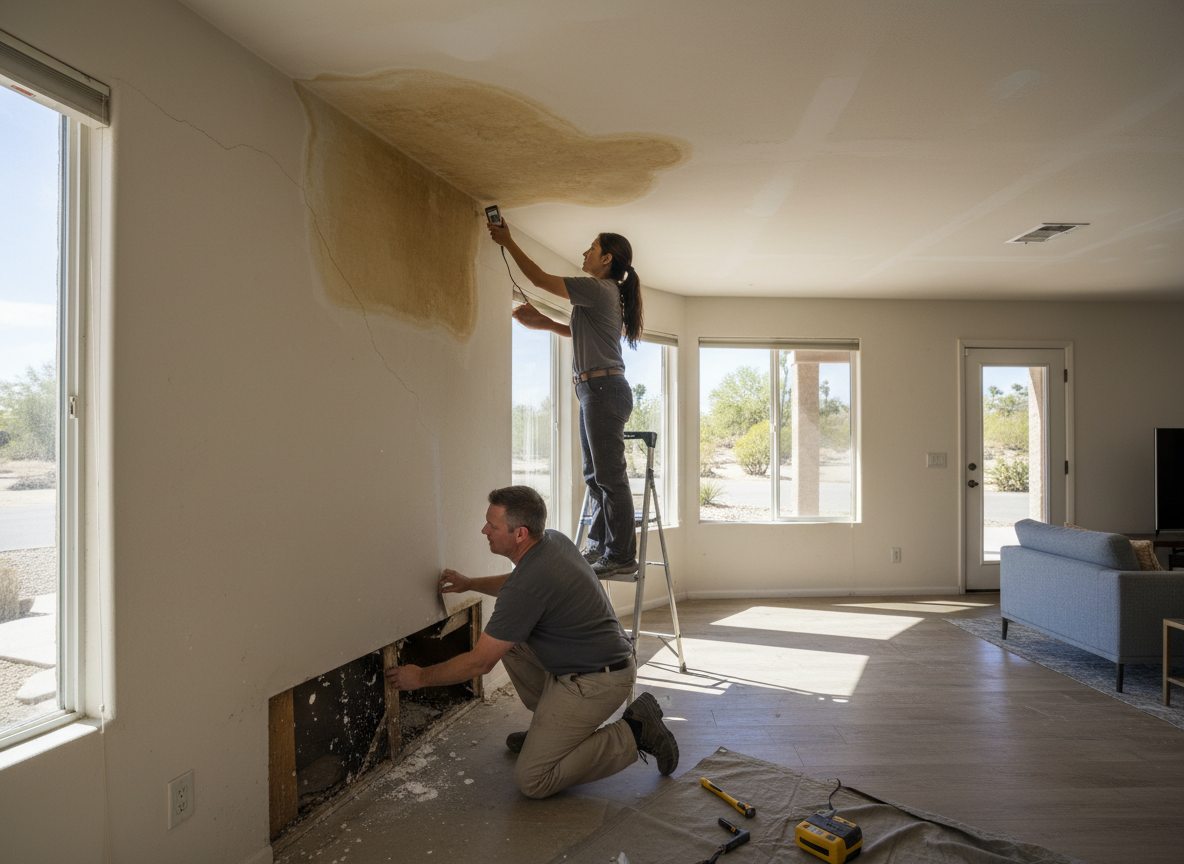 Spotting Hidden Water Damage After Pipe Leaks in Dry Climate Homes