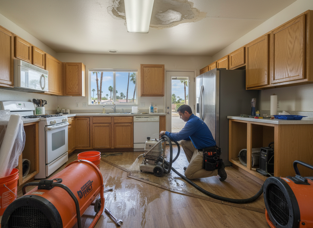 Kitchen Water Damage Repair in North Palm Springs, CA
