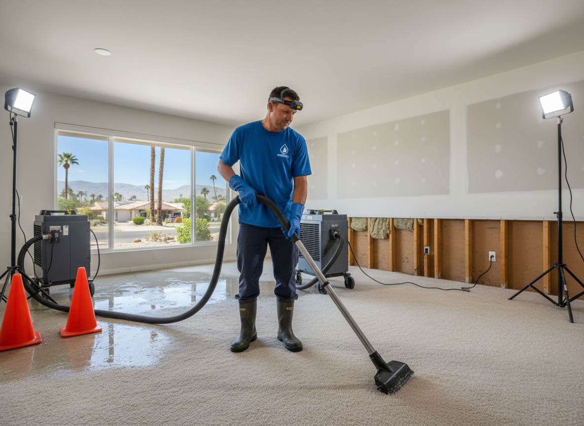 Water Leak Restoration in North Palm Springs, CA